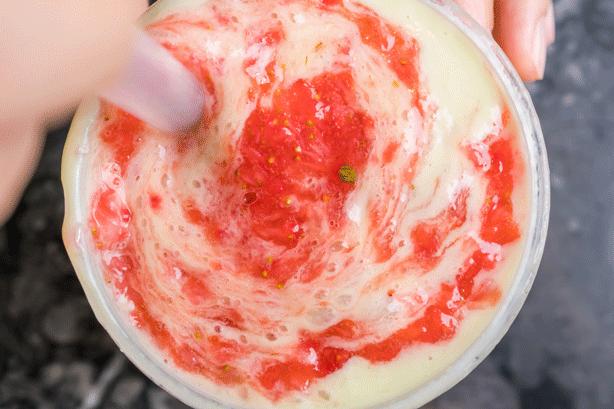 喜茶新出的一杯波波茶,喜茶阳光玫瑰冰沙