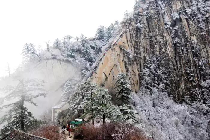 冬游华山,冬游华山景区