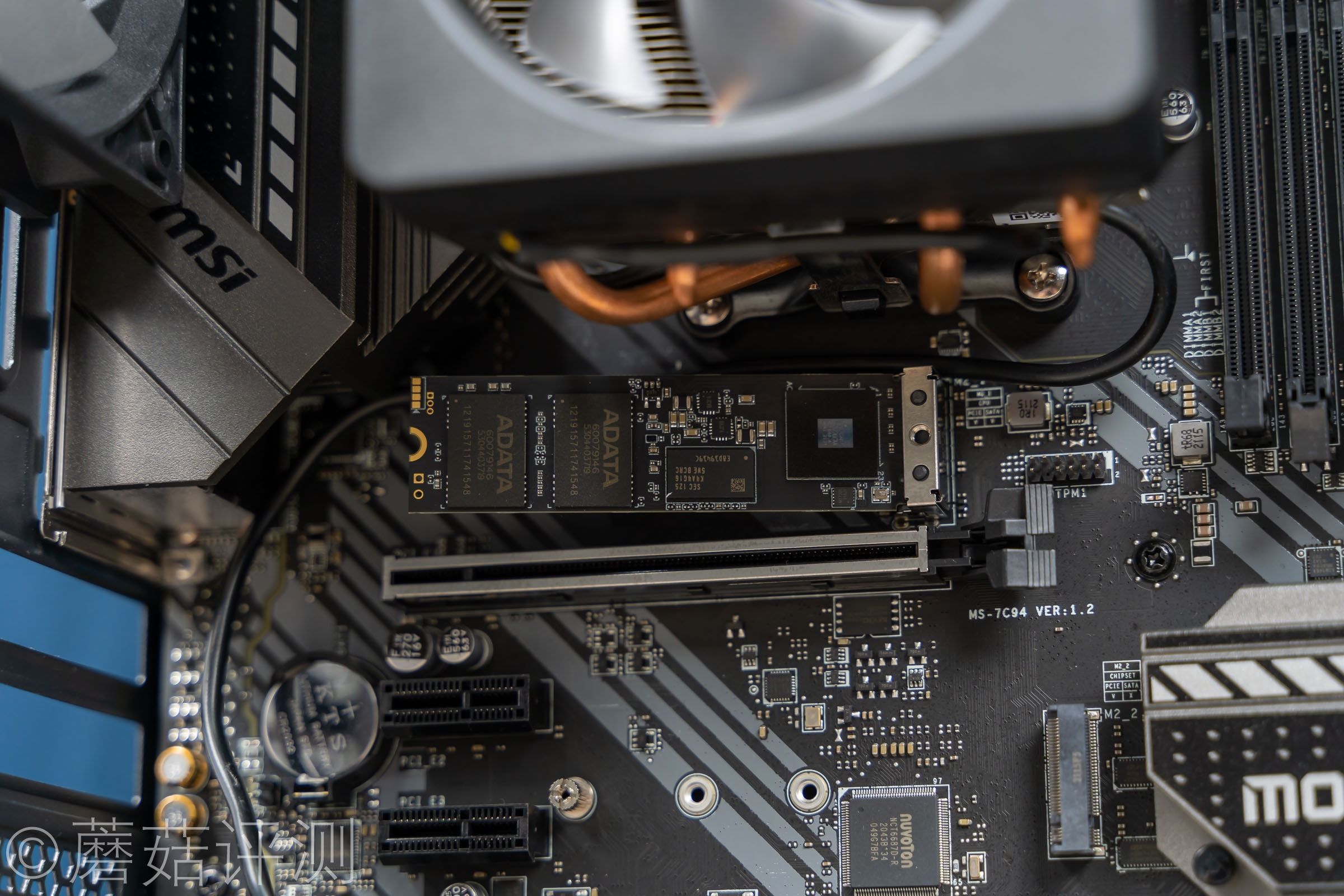 读取稳稳的过7400MB/s,非常给力、威刚翼龙S70Blade固态硬盘评测