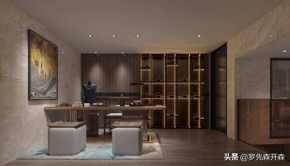 450㎡现代轻奢别墅软装设计；自然灵动，享现代雅士