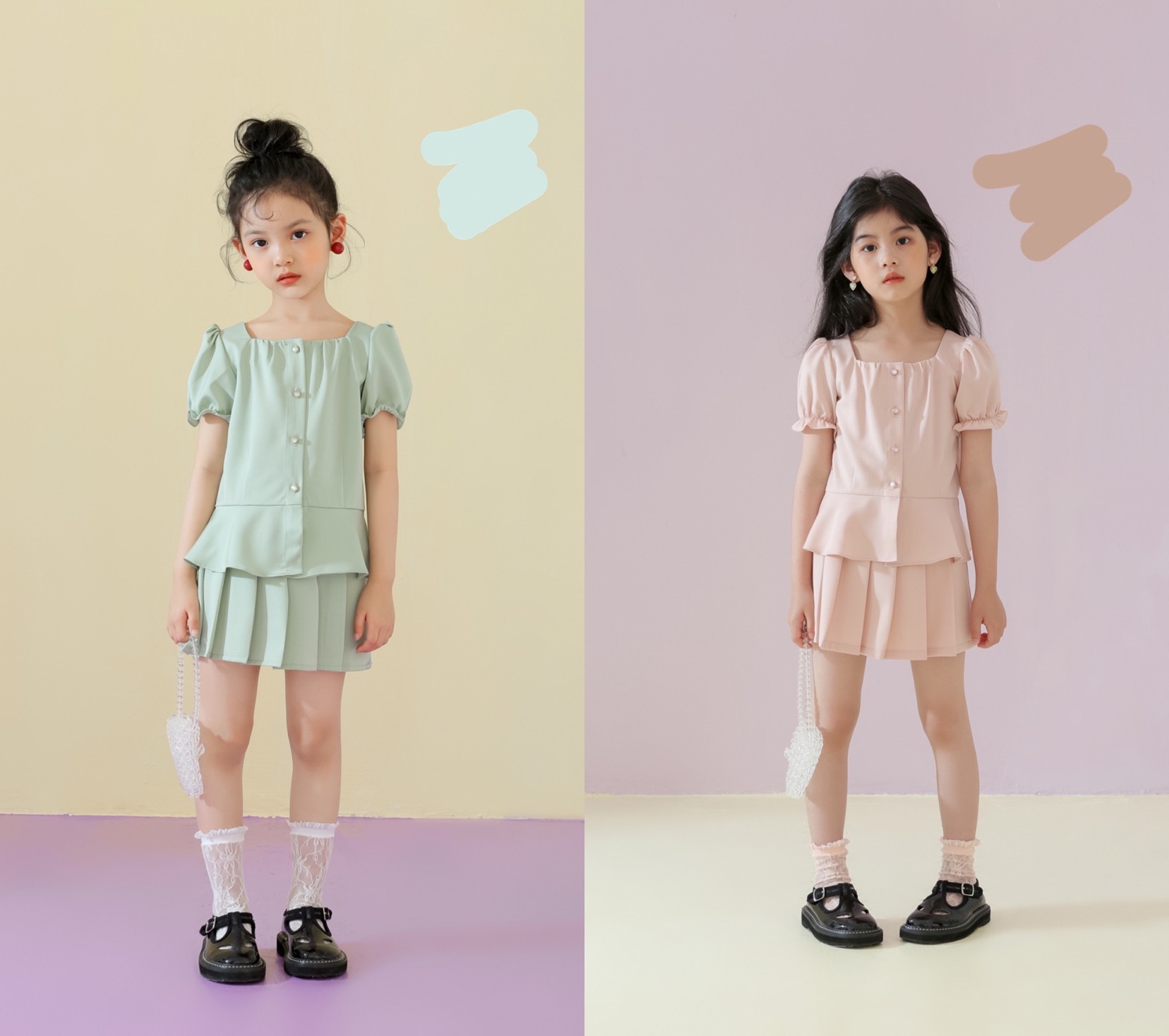 少女系童趣减龄穿搭,儿童小仙女的春季穿搭