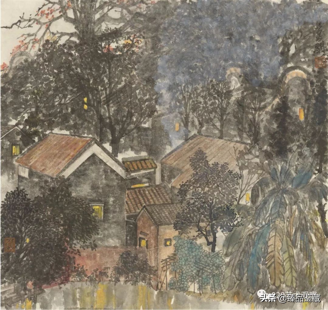 水墨花鸟画及赏析,中国画与西洋画赏析