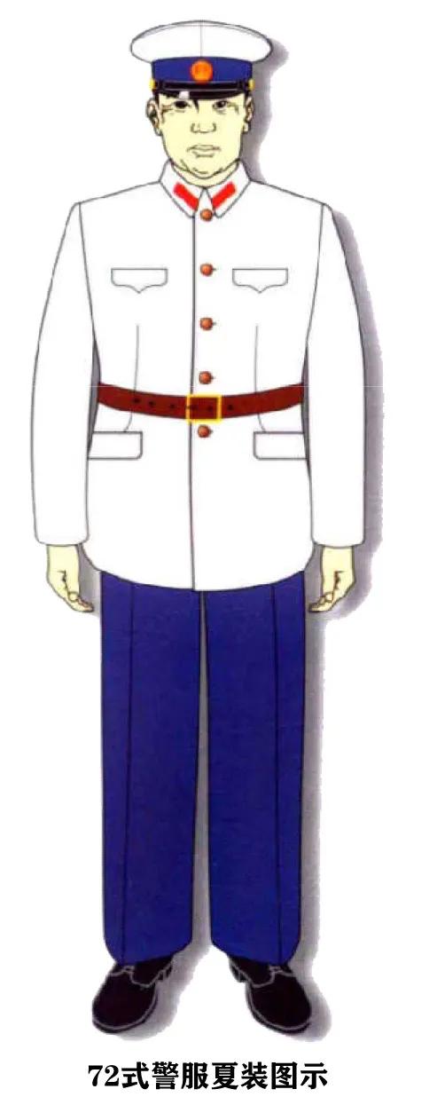 70年代穿白色警服的警察一身正气,监狱警察警服变迁史