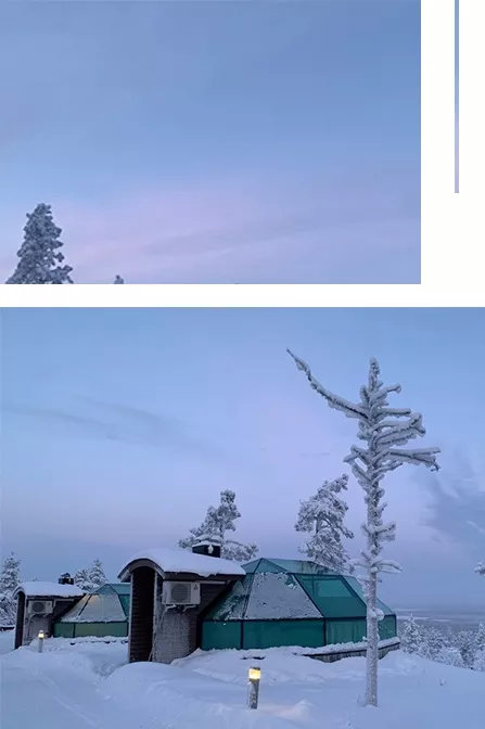 芬兰极光透明玻璃屋,芬兰玻璃屋极光观赏攻略