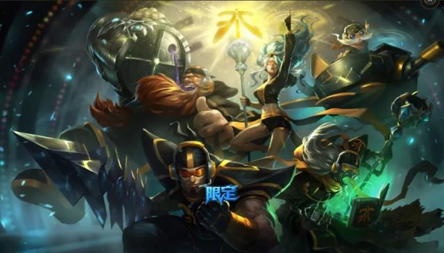 skt冠军皮肤中路展示,skt历届冠军上单皮肤