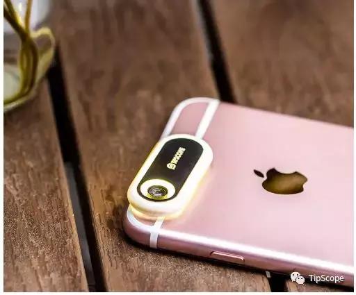 tipscope便携式手机显微镜,送给孩子的科学玩具