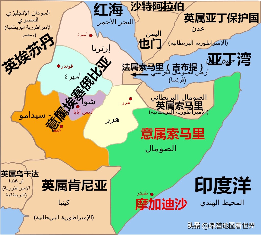 索马里被分为哪些国家,索马里是哪两个国家