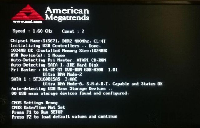 按f1进入setup黑屏,按f1才能进入系统解决方案