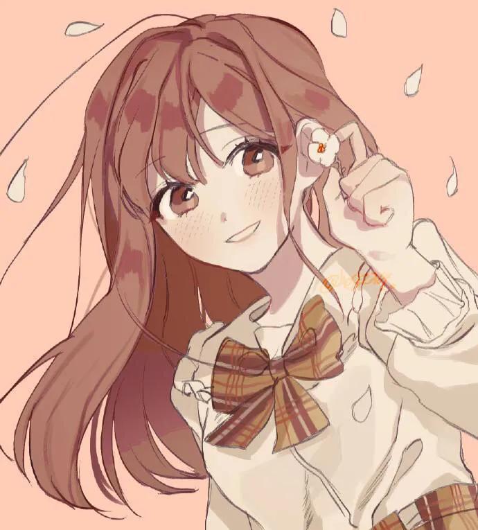 小仙女专用可爱人物头像,插画少女可爱卡通头像