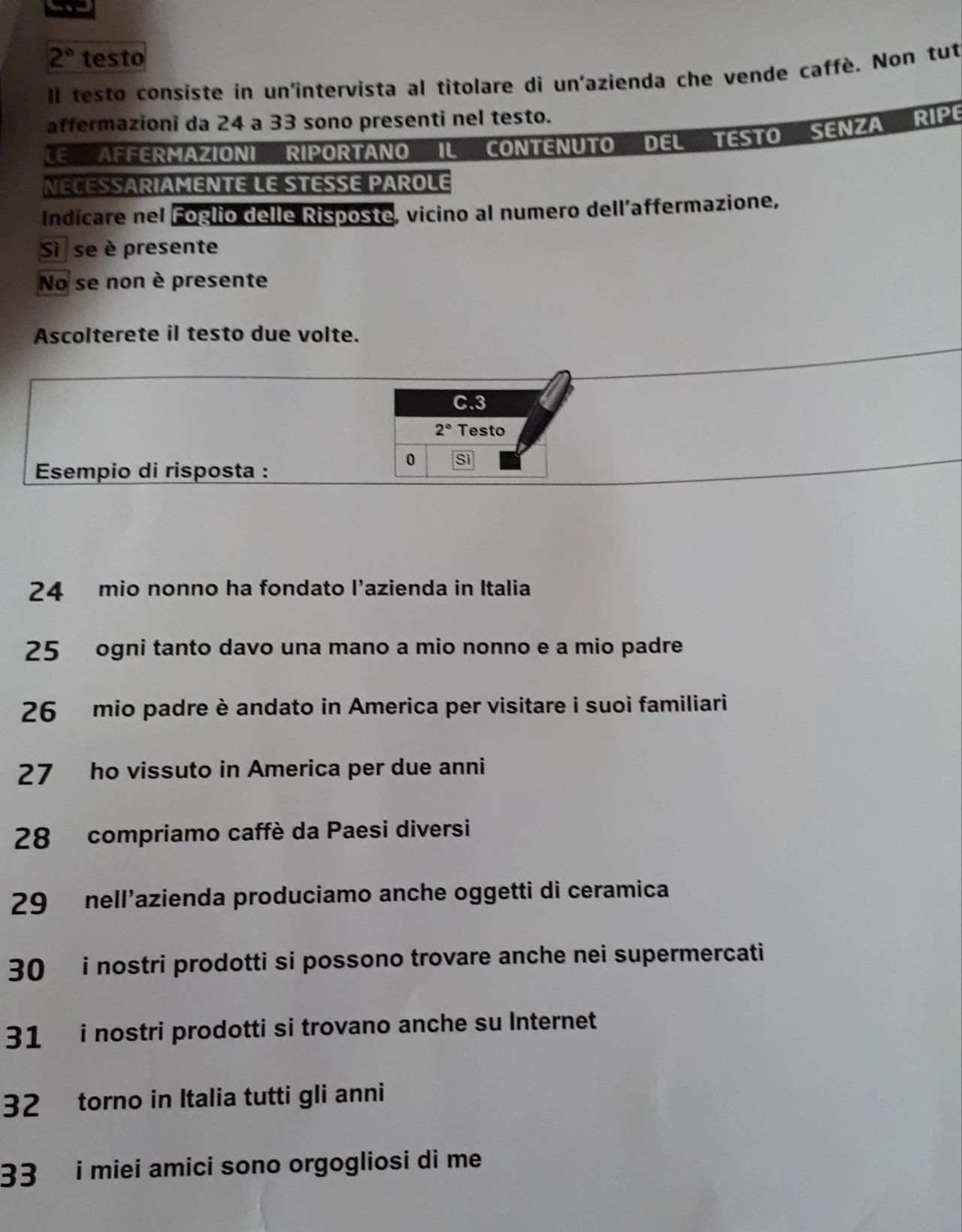 意大利语等级考试,请收下这份答题方法及解题技巧