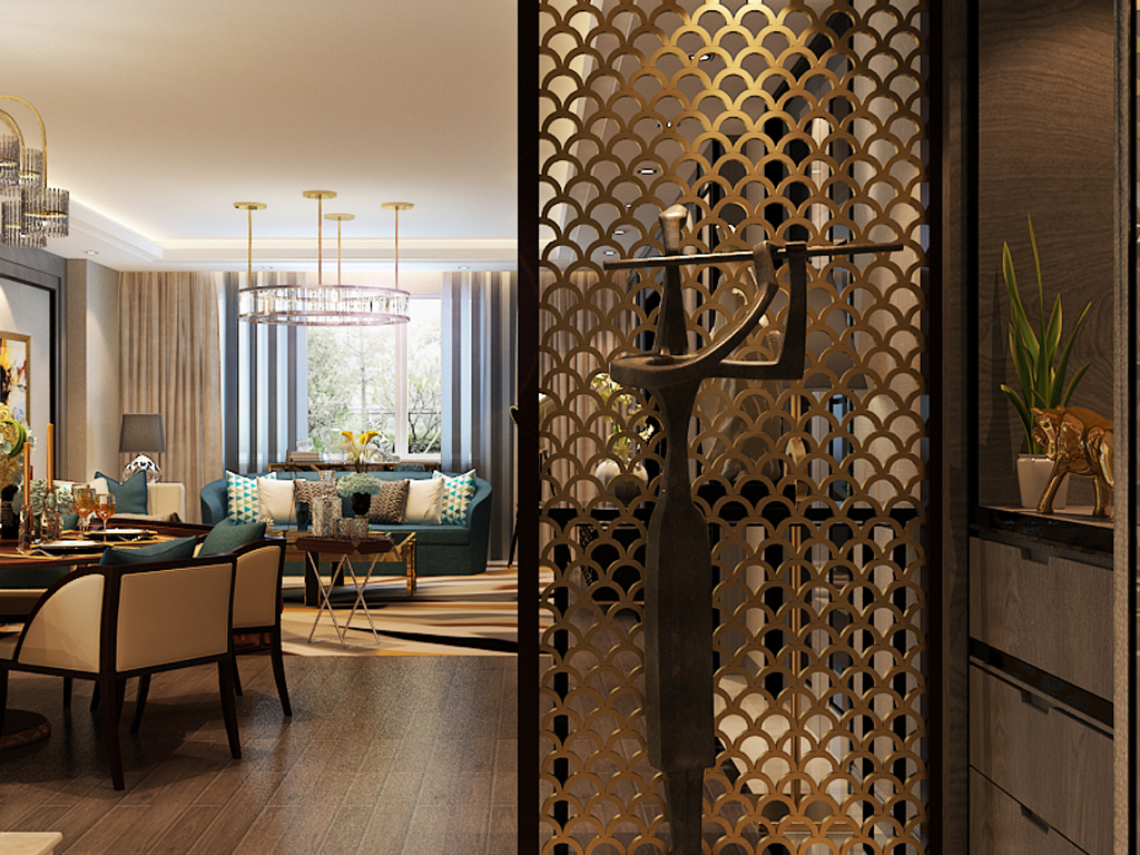 中式豪华别墅,千平新中式顶级别墅