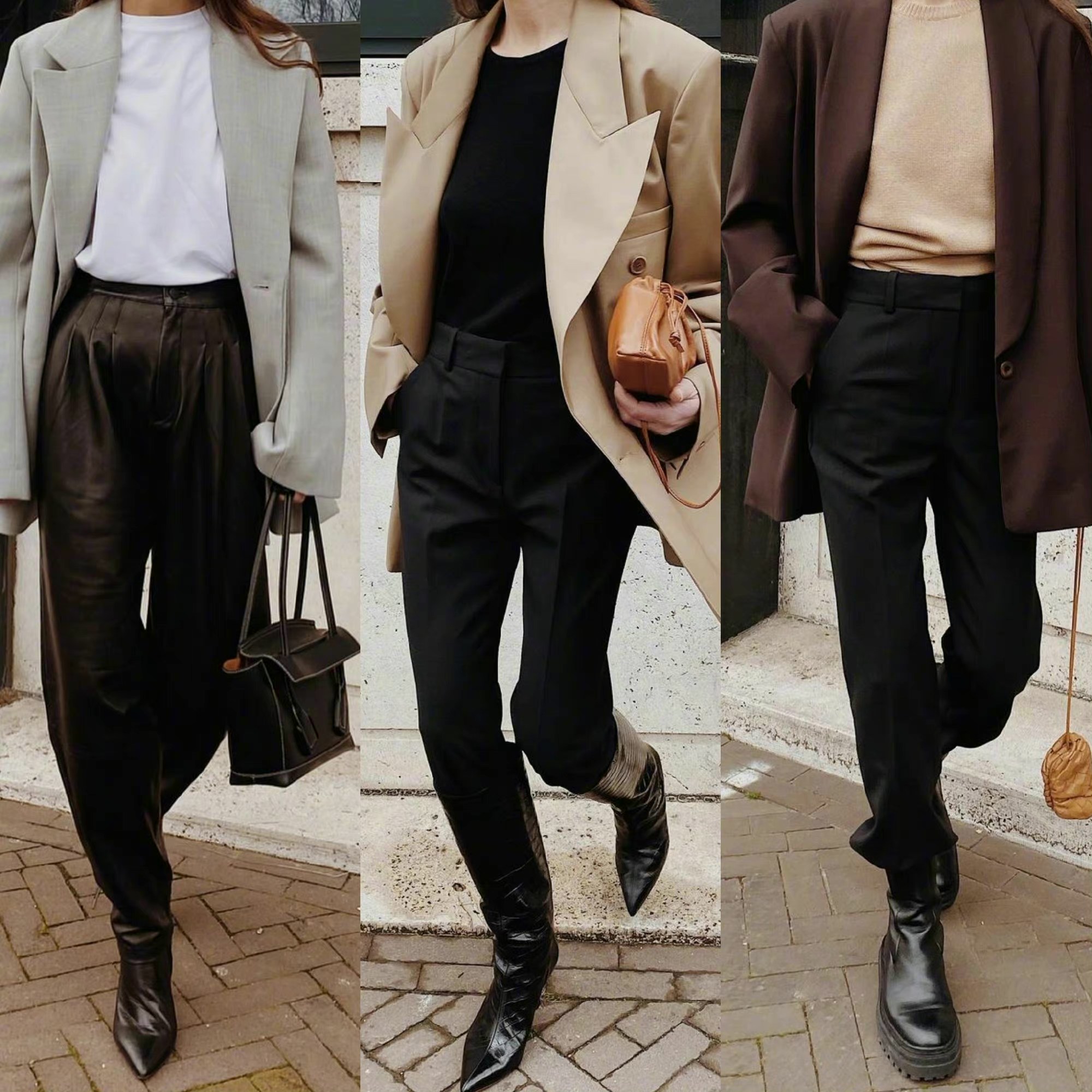 西装裤简单,简单西装裤搭什么衣服