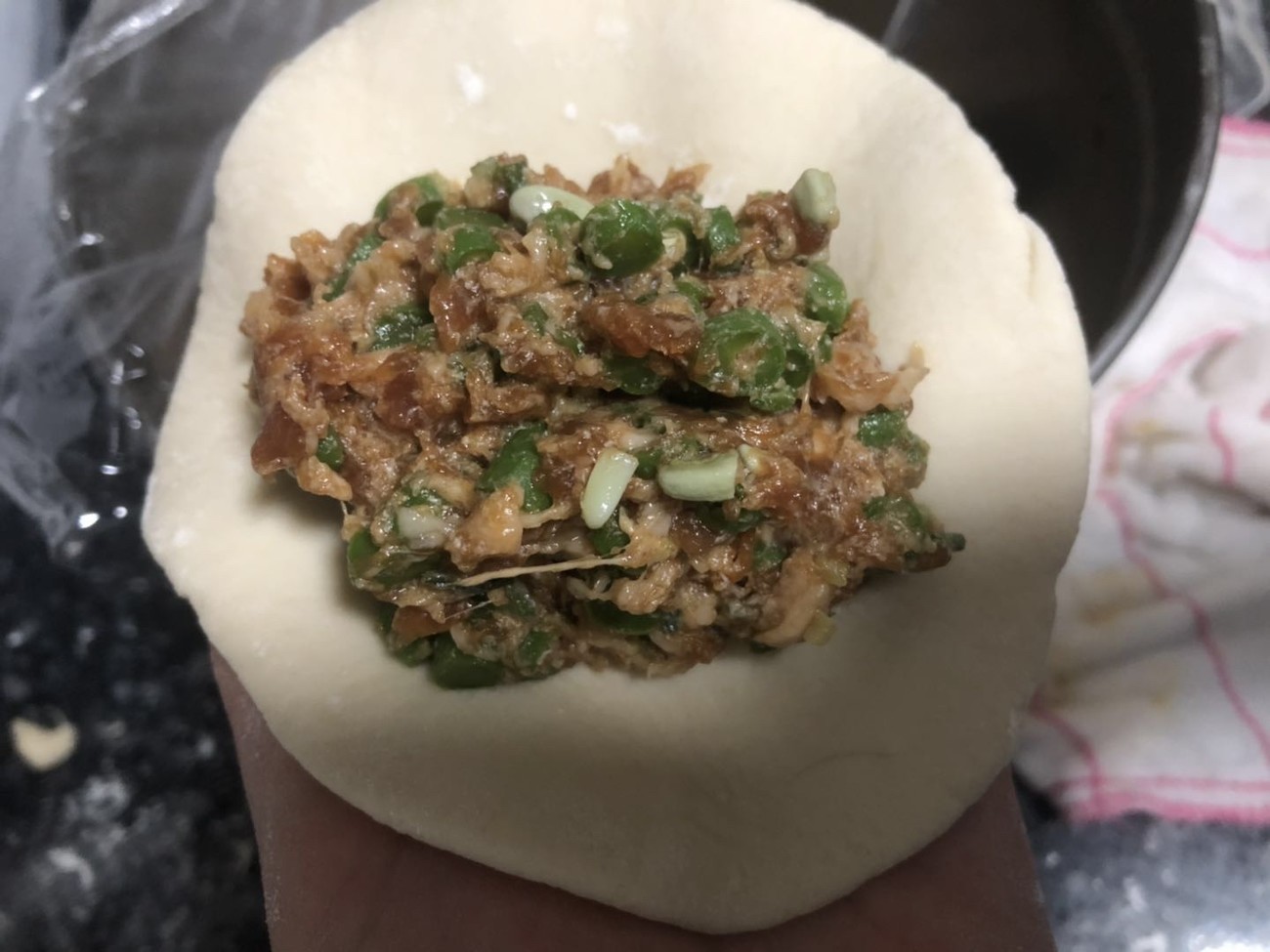 包子白菜胡萝卜豇豆馅做法大全,豇豆角猪肉包子怎么做简单好吃