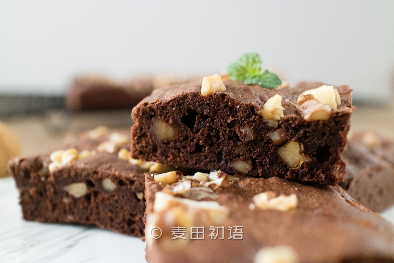 低脂巧克力布朗尼蛋糕,布朗尼巧克力制作教程
