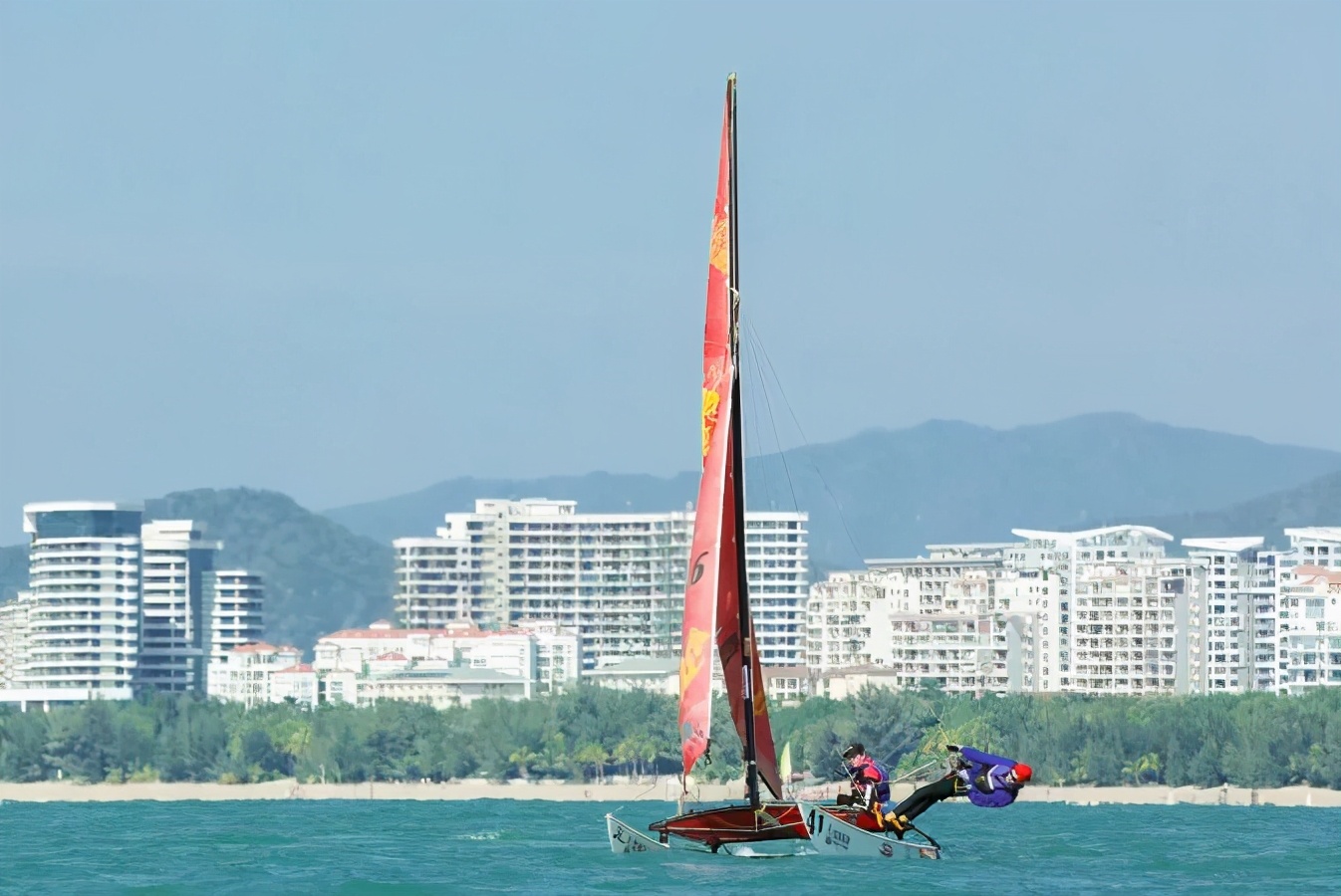 海南沙滩运动嘉年华白沙门,三亚帆船海帆赛
