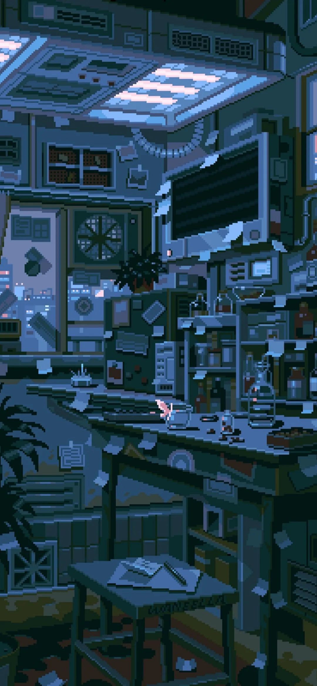 壁纸插画像素风,壁纸推荐像素风和插画风