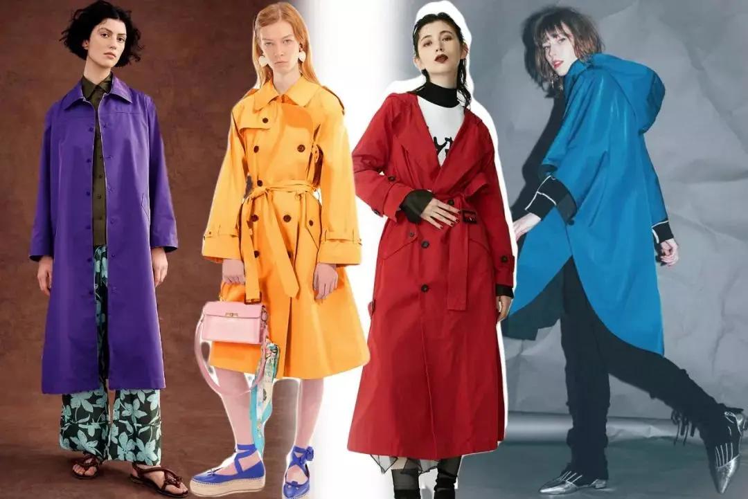 2020秋冬风衣流行趋势图,2020年风衣中长款