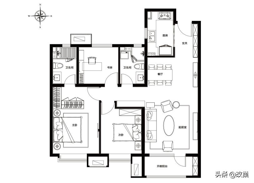 胶州华润城装修效果图,楼盘测评华润幸福里
