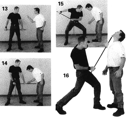 防卫格斗术,手杖格斗技巧