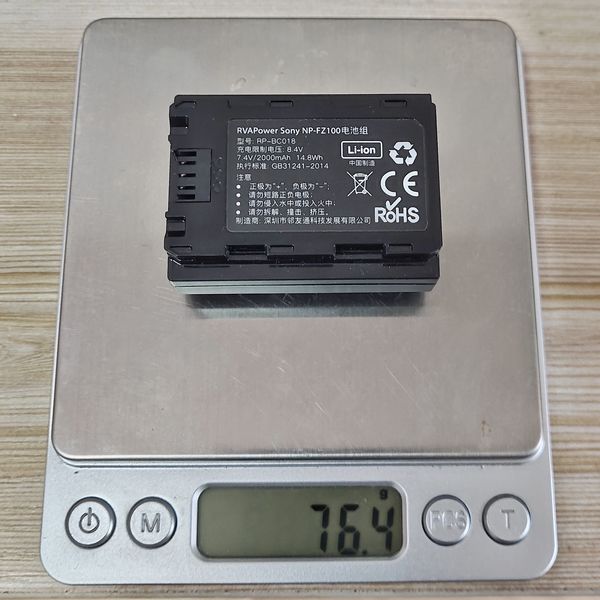 索尼np-fz100电池,索尼fz100电池重量是多少