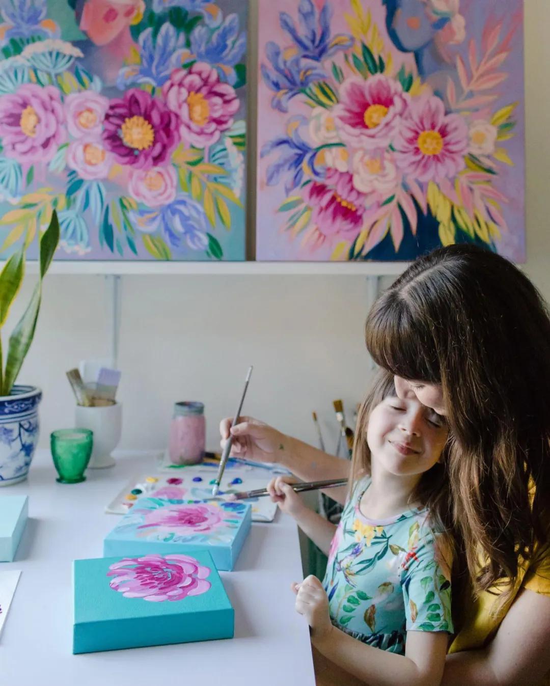 美术创意画幼儿丙烯平涂画,丙烯平涂的正确方法图解