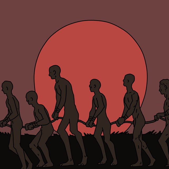 黑奴的海上悲惨生活:食物连猪食都不如,不愿吃就敲开嘴往里灌