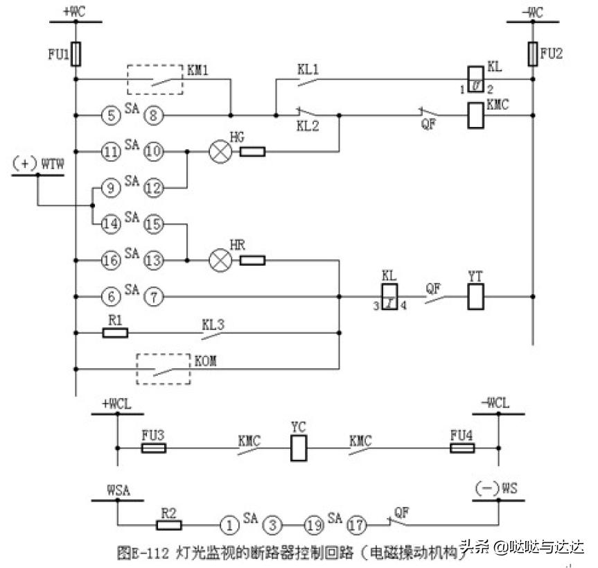 电工经典电路图,如何看懂电气二次电路图