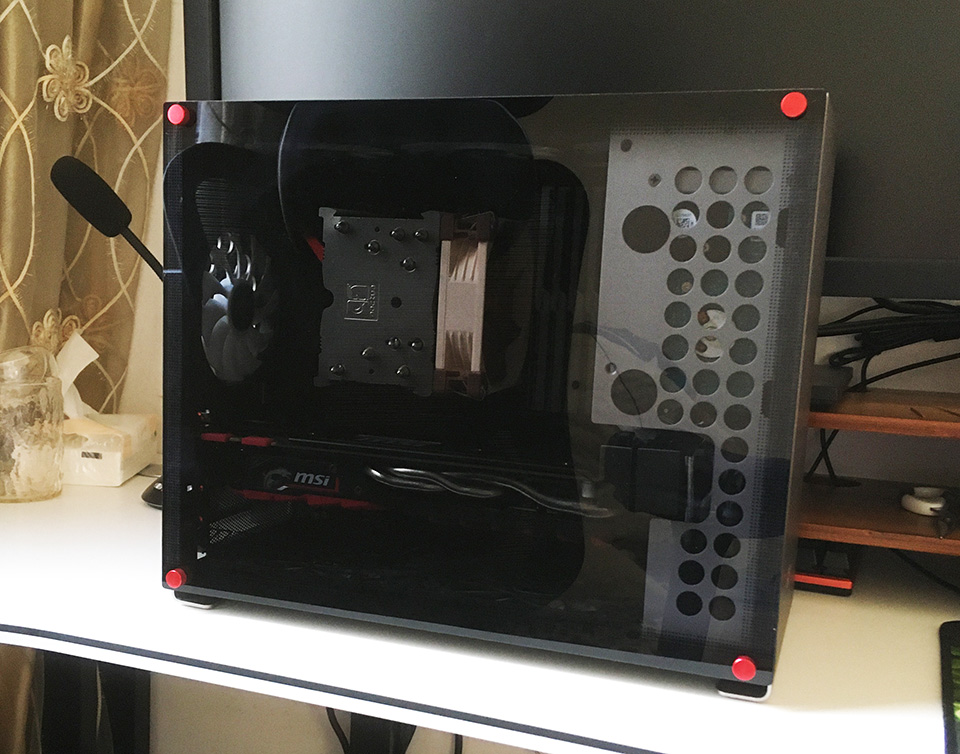 台式大机箱改小机箱,显卡大了怎么装小机箱