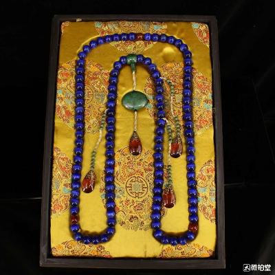 一串朝珠价格表,一串清代琉璃手串值多少钱