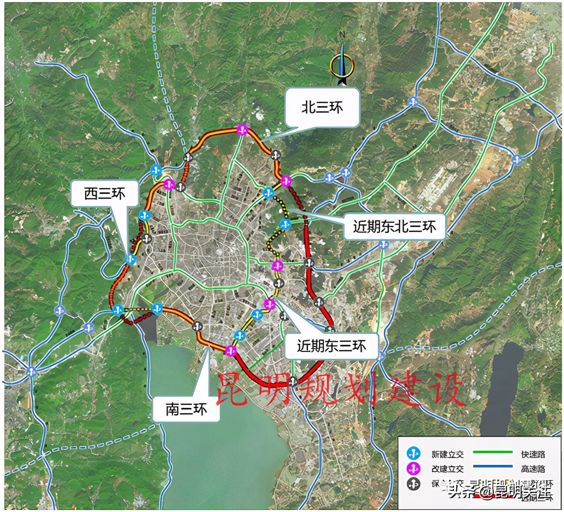 昆明三环闭合线路开工了吗,昆明三环闭合对东白沙河片区影响