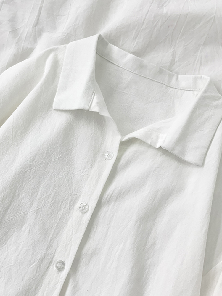 冷淡风白色衬衣高级感洋气,白衬衫简约风高冷系