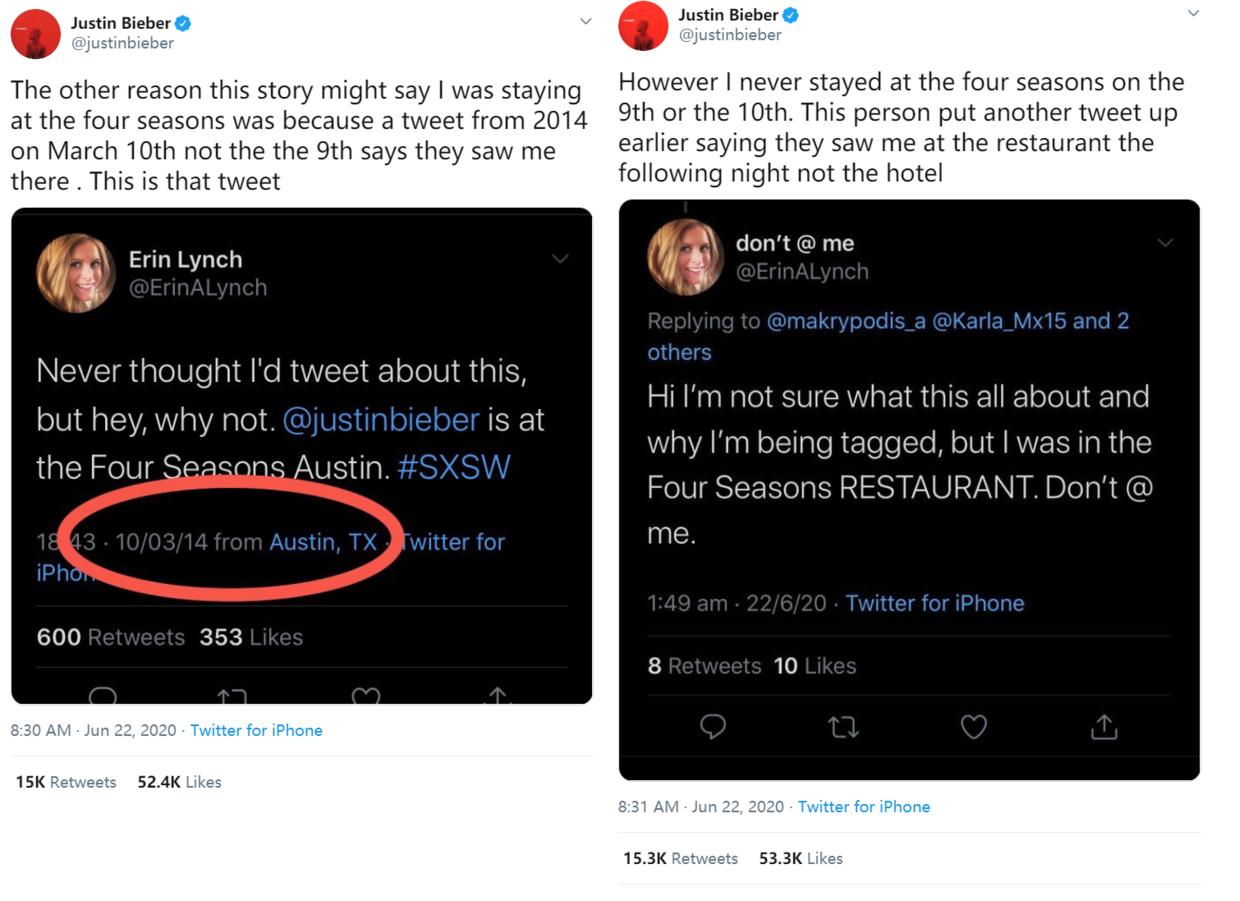 比伯晒证据回应性侵,比伯遭粉丝指控