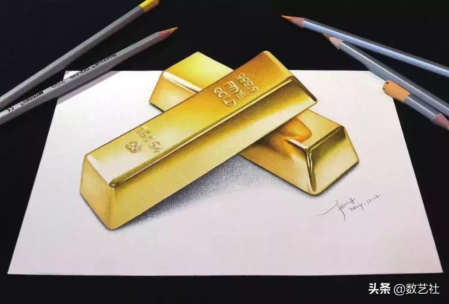 超逼真的彩铅绘画,超写实彩铅画100幅