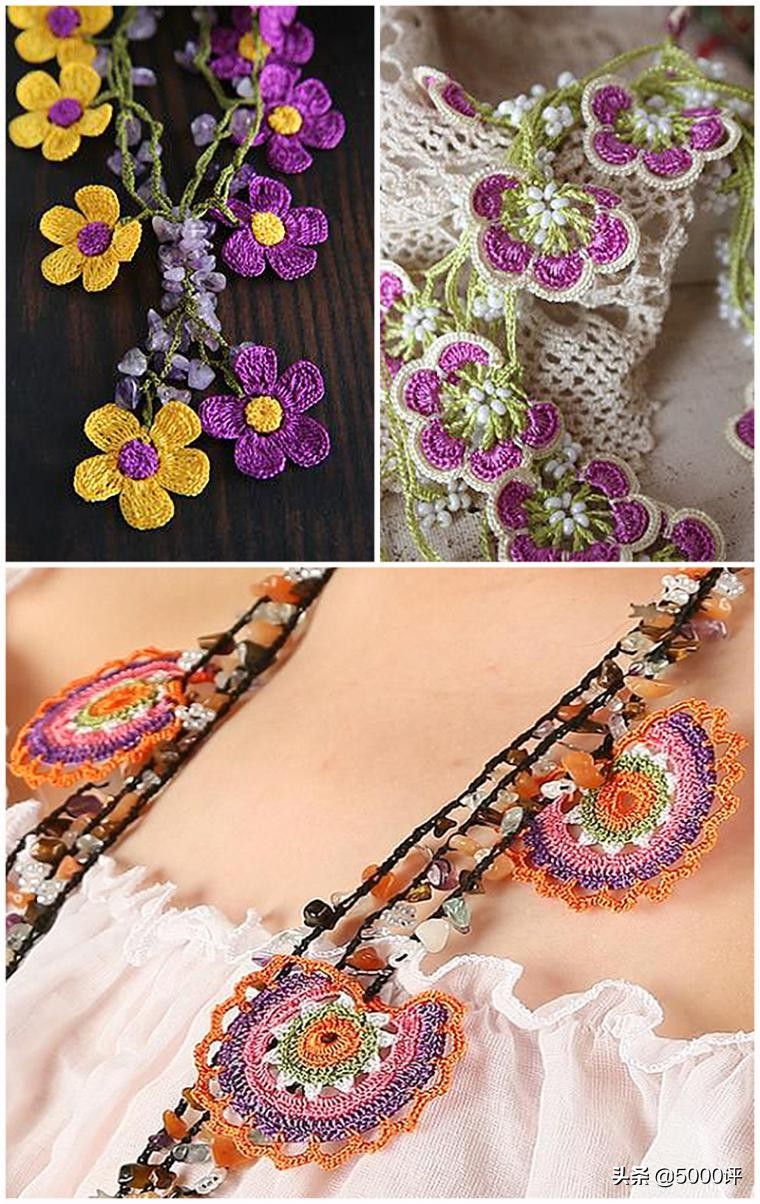 钩织饰品小星星,精品小饰品钩织