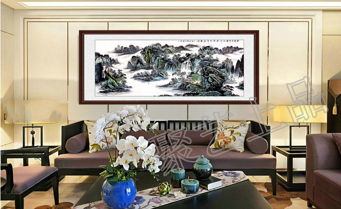3.6米沙发背景墙挂画三联画大小,沙发背景墙挂画和玄关画怎么搭配