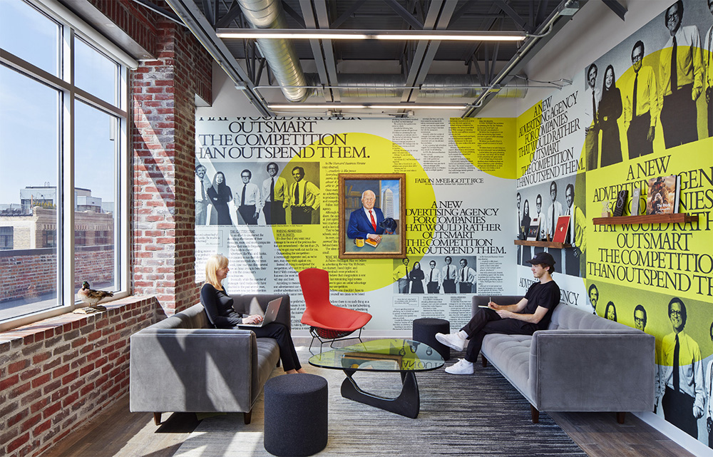 温暖工业风广告公司Fallon明尼阿波利斯办公设计欣赏