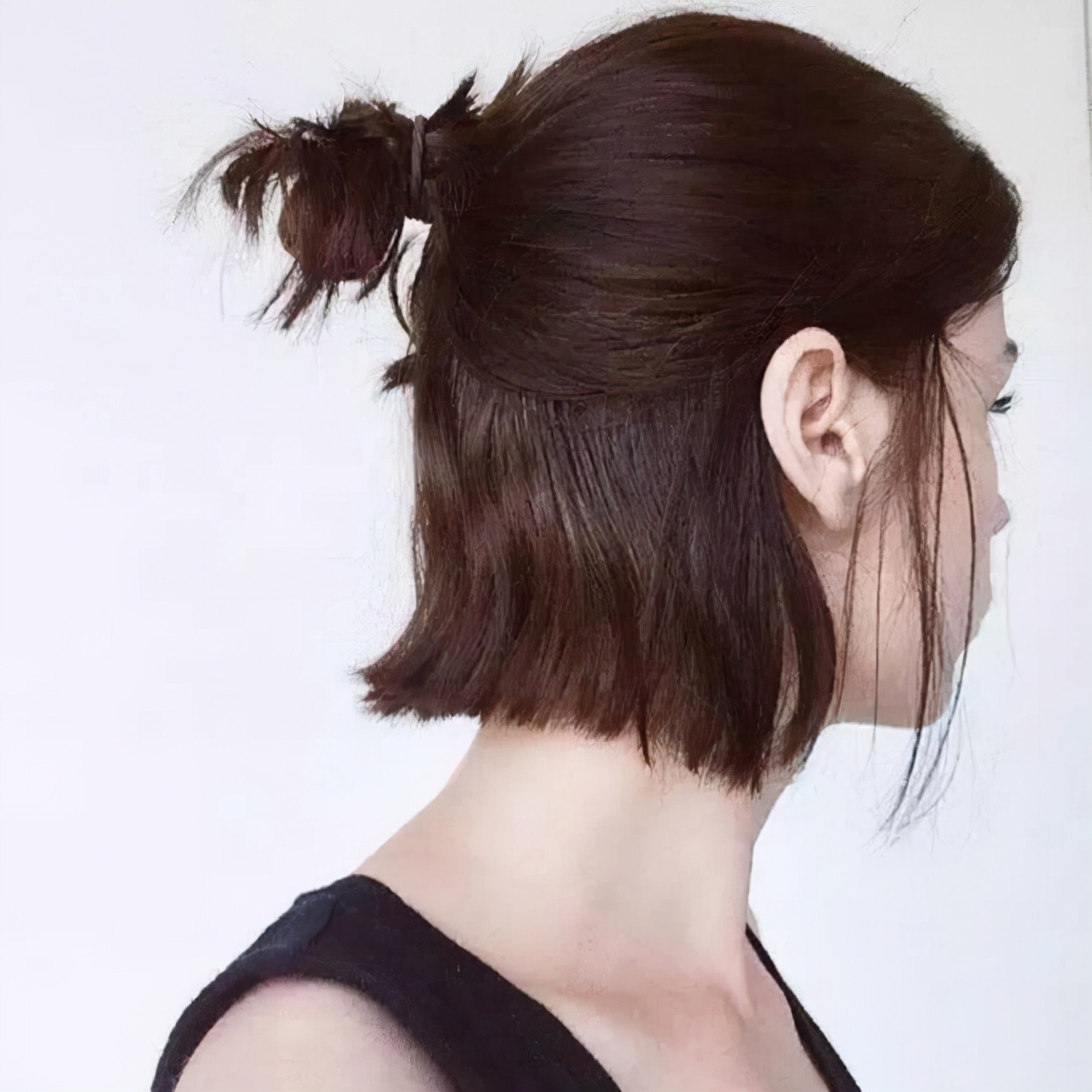 女童短发的简单扎法,小女孩短发扎法简单