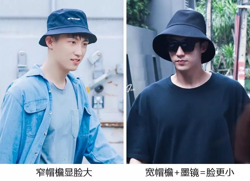 显脸小短发渔夫帽,适合短发的渔夫帽