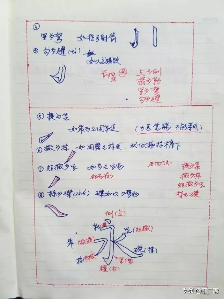 这本笔记藏了好多画画的秘诀,这10个实用方法助你学好书法