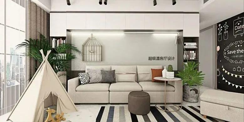 好看的客餐厅效果图,60平方客餐厅一体装修效果图大全