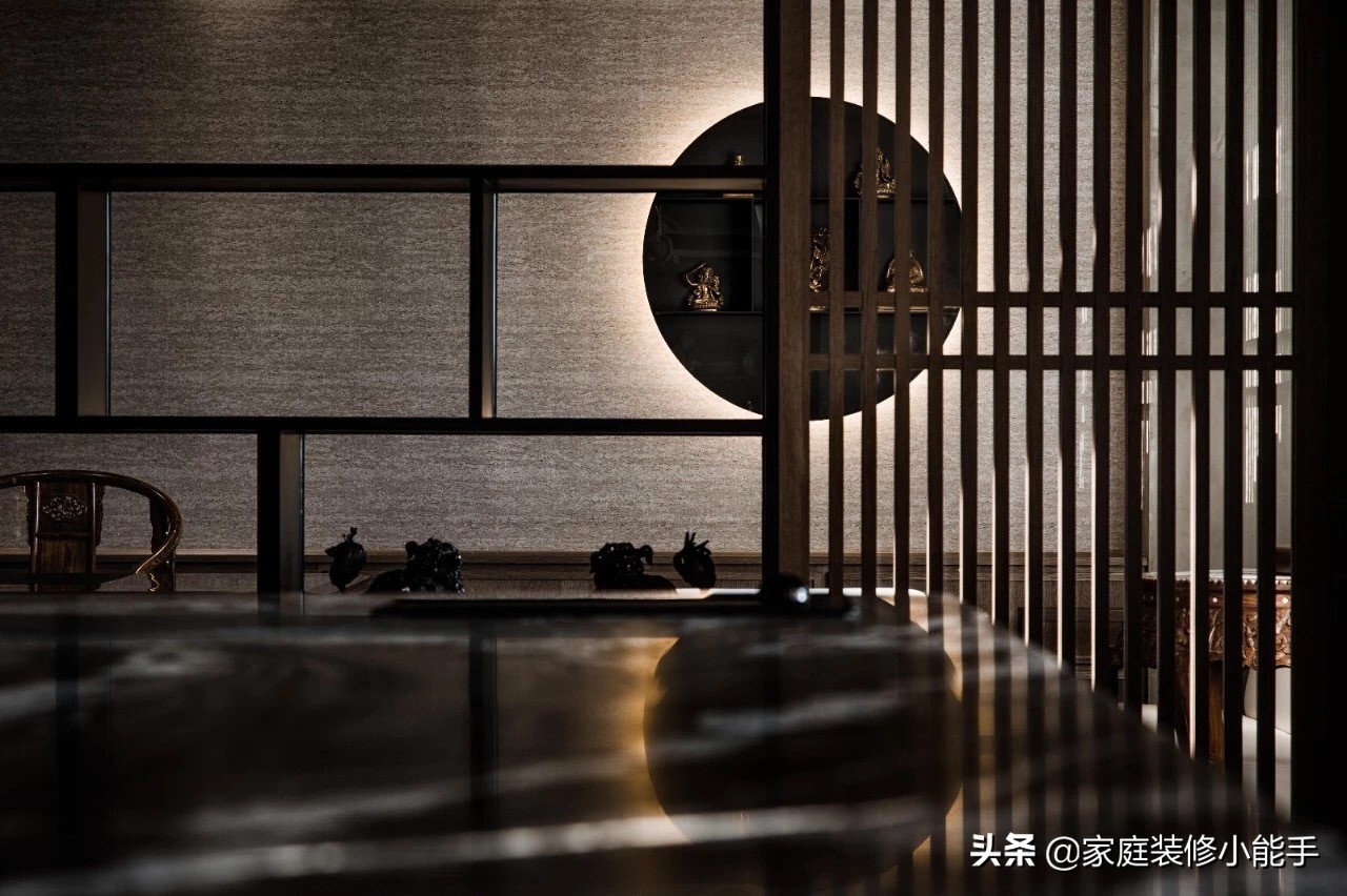 中式装修风格屏风,中式室内设计屏风