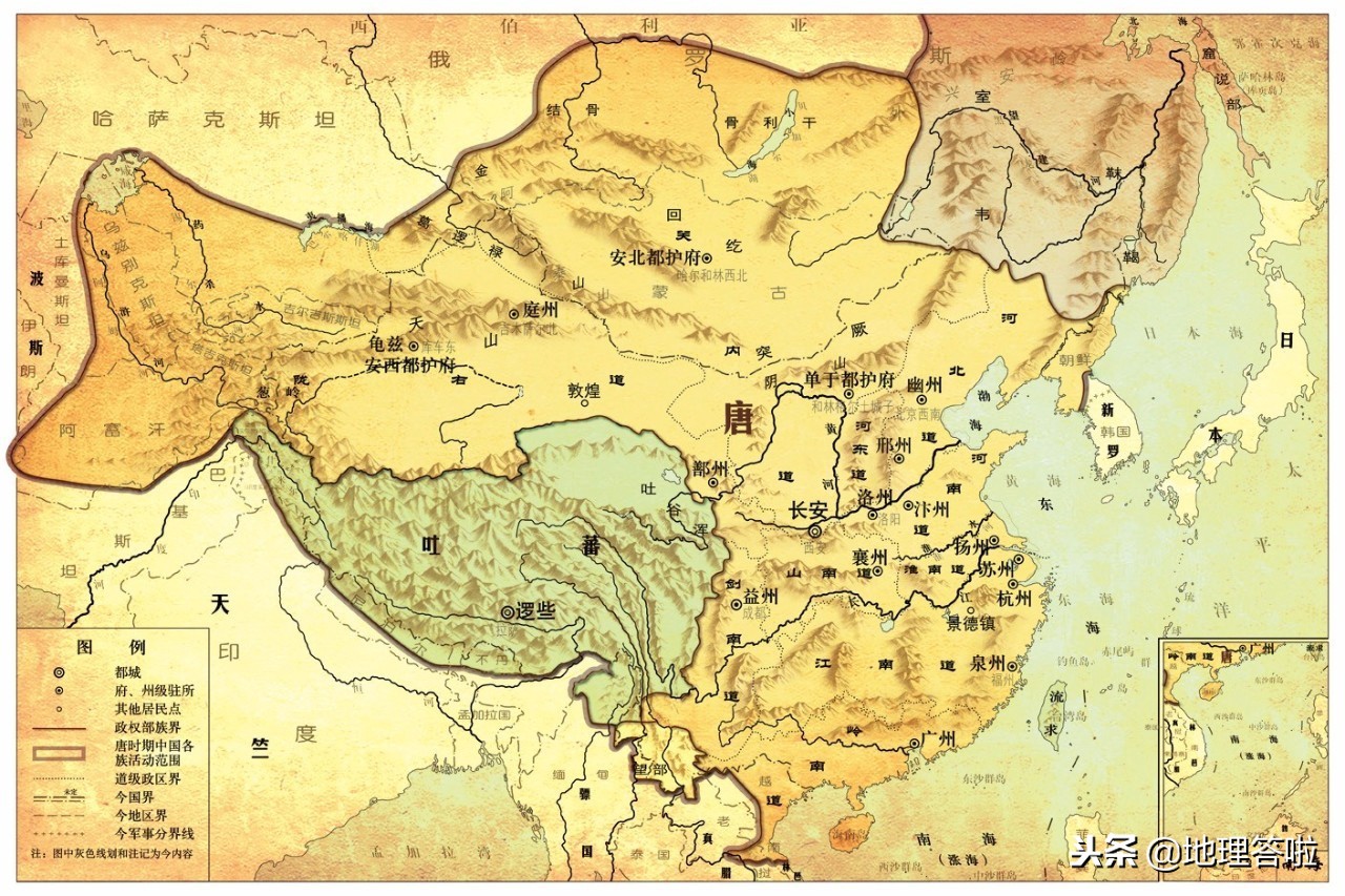 唐朝后期的行政区划,大唐时期的行政区划