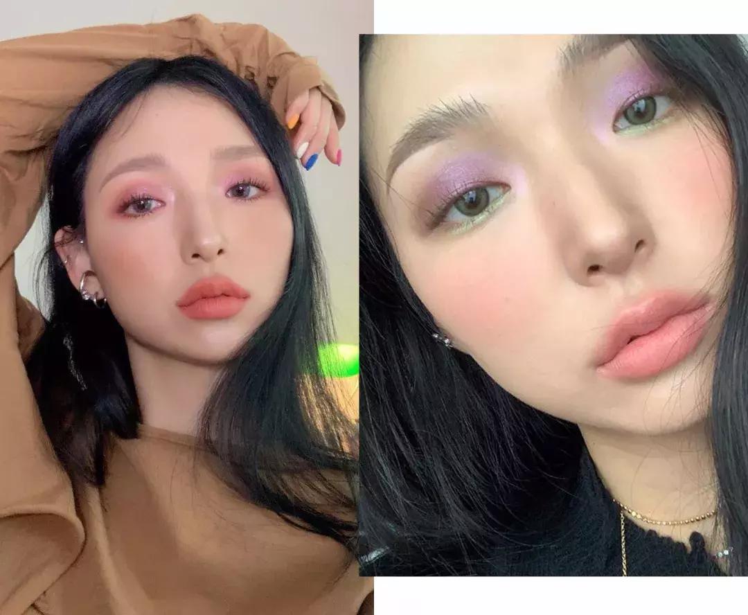 单眼皮肿眼泡眼尾上翘眼妆画法,单眼皮眼妆的画法初学者视频