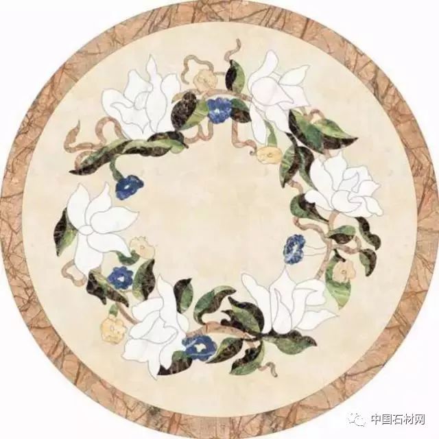 中式别墅石材水刀拼花图册,顶级石材水刀拼花