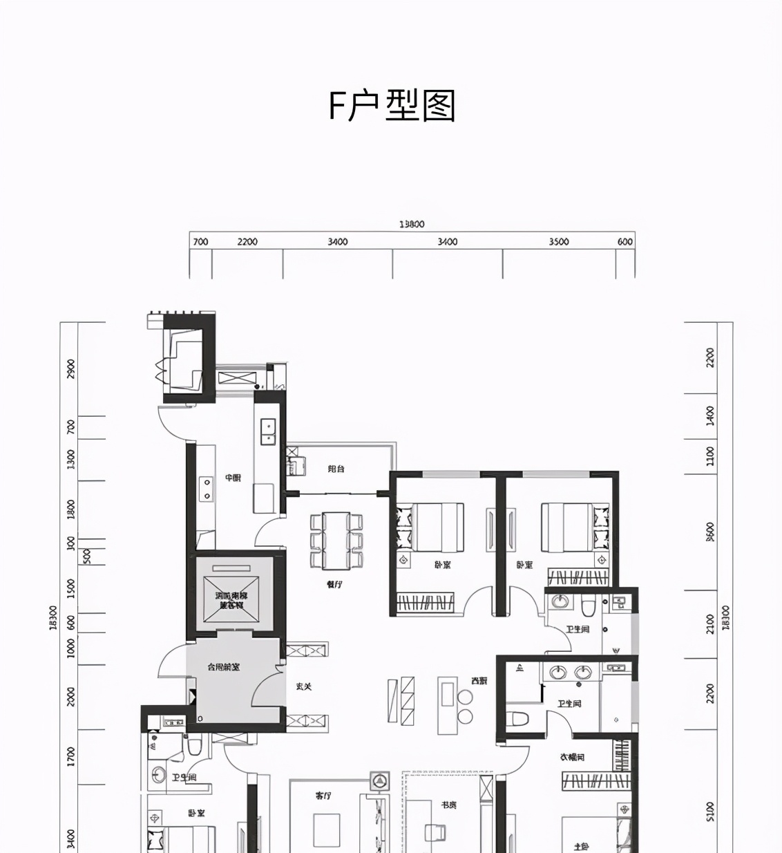 越秀汉阳星汇云锦最好户型,汉阳越秀星汇云锦280平5室2厅4卫