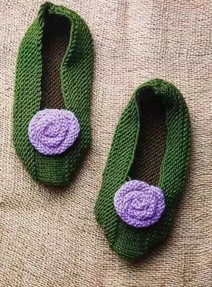 毛线拖鞋钩针方法视频教程全集,钩拖鞋能不能用4.0的钩针