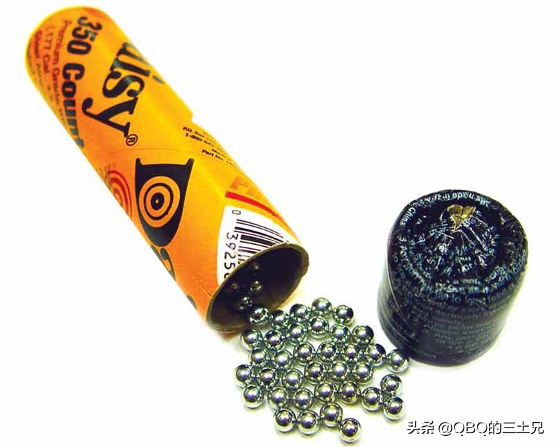 除了你熟悉的*弹铅**之外，世界上还有一多半的气枪，是打这种小球的