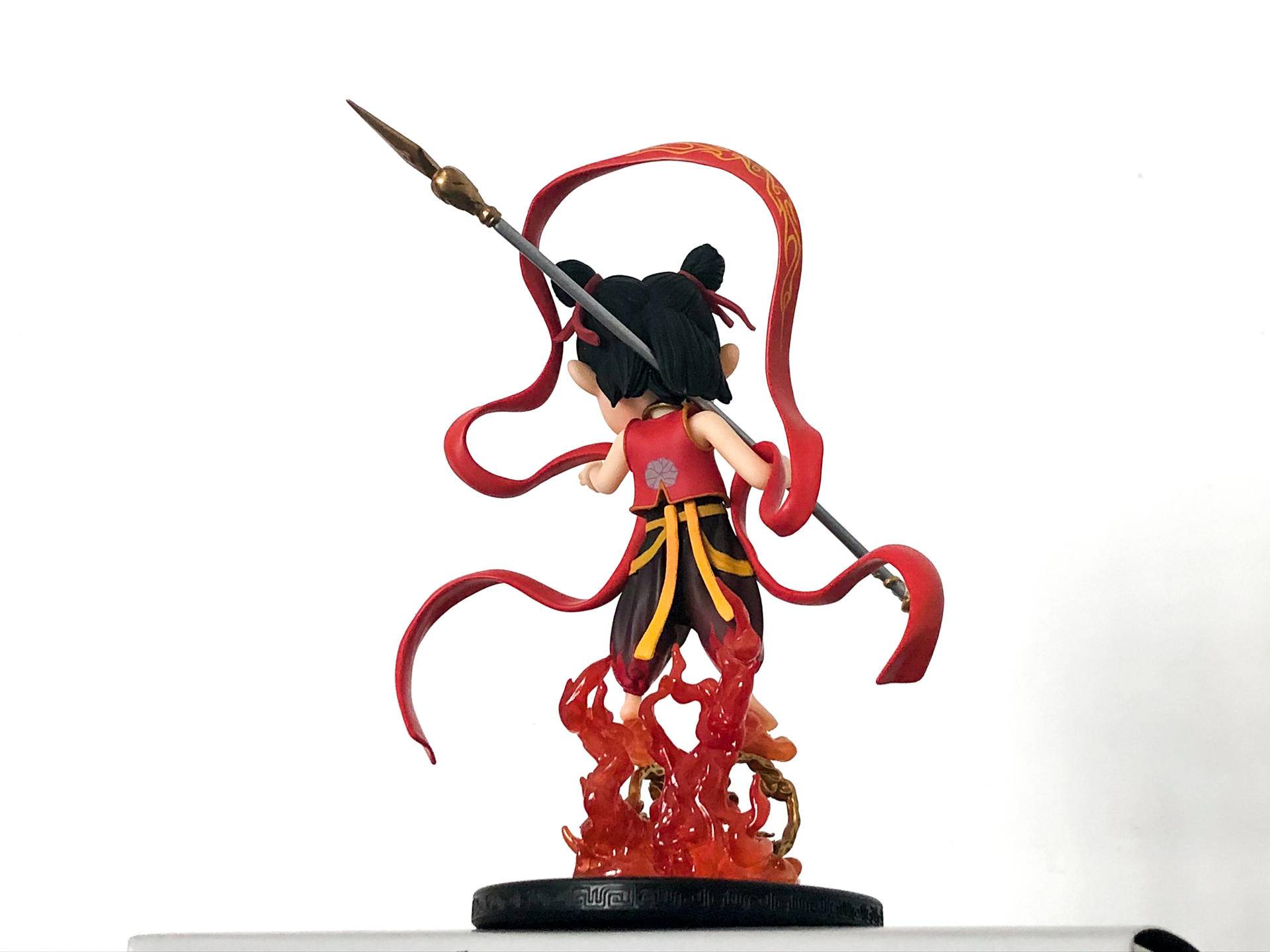 哪吒之魔童降世正版万代手办开箱,手办哪吒之魔童降世