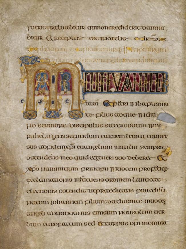 可在线阅读的高清版爱尔兰国宝《凯尔斯之书》by都柏林三一学院