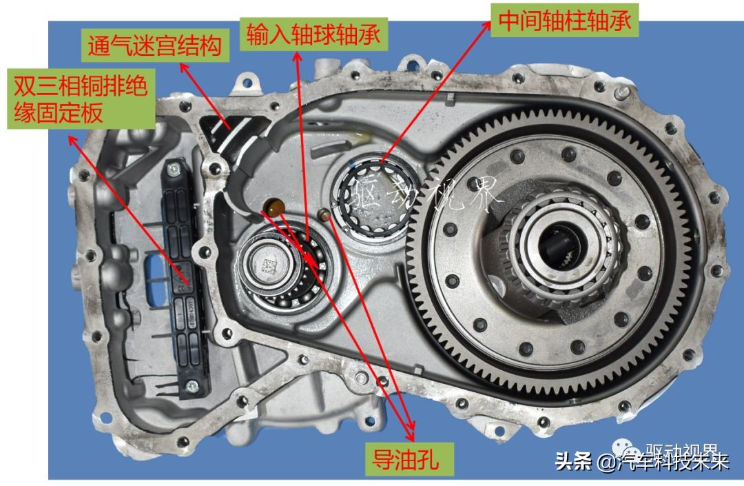 蔚来es8电驱拆解图,蔚来es8对比比亚迪唐拆解